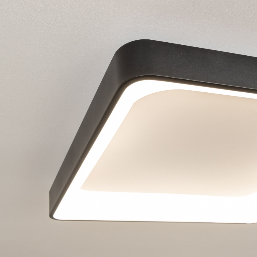 Brilagi - диммируемый светодиодный потолочный светильник FALCON II LED/125W/230V 3000-6500K 60x60 cm чёрный + пульт дистанционного управления
