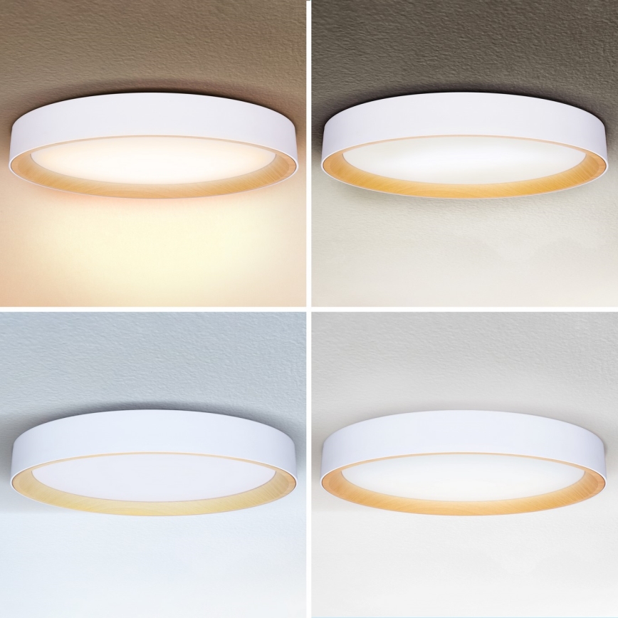 Brilagi - диммируемый потолочный светильник LARIOS LED/72W/230V 3000-6500K белый, диаметр 59 см + пульт дистанционного управления