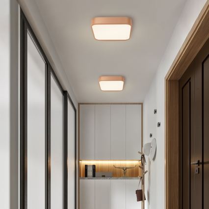 BRILAGI - LED Диммируемый потолочный светильник POOL SQUARE LED/36W/230V 3000-6000K 40x40 cm медный + с пультом дистанционного управления