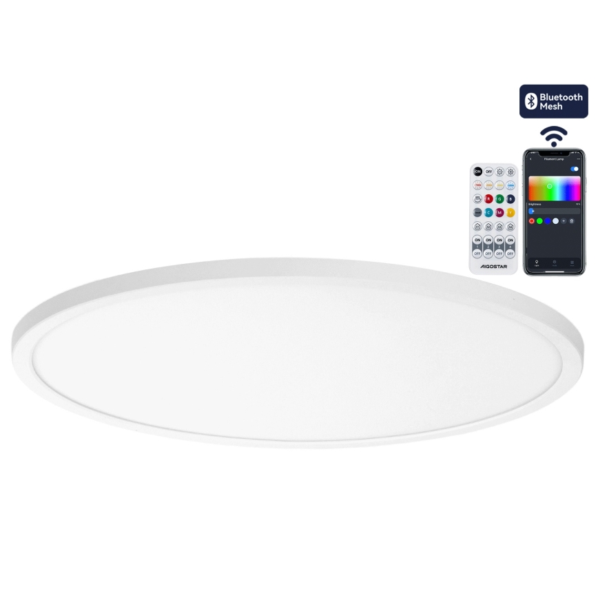 Brilagi - диммируемый потолочный светильник LED RGBW VIBE LED/36W/230V 3000-6500K диам. 40 см белый + пульт дистанционного управления