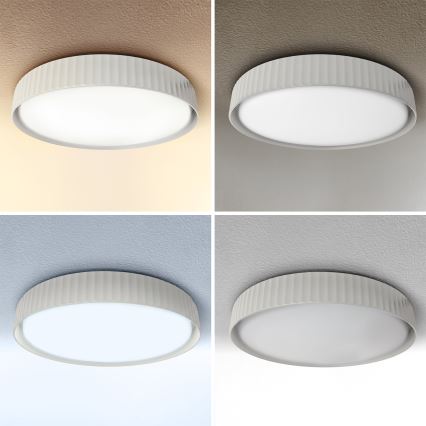 Brilagi - LED Диммируемый потолочный светильник LUCIA LED/48W/230V 3000-6500K диам. 41 см белый + пульт дистанционного управления