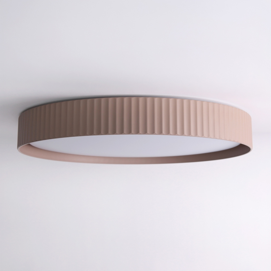 Brilagi - диммируемый потолочный светильник LUCIA LED/60W/230V 3000-6500K, диаметр 59 см, коричневый + дистанционное управление