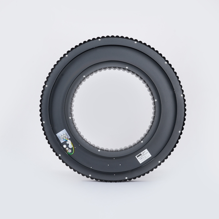 Brilagi - LED диммируемый потолочный светильник LUMIX LED/48W/230V 3000-6000K черный диаметр 50 см + пульт дистанционного управления