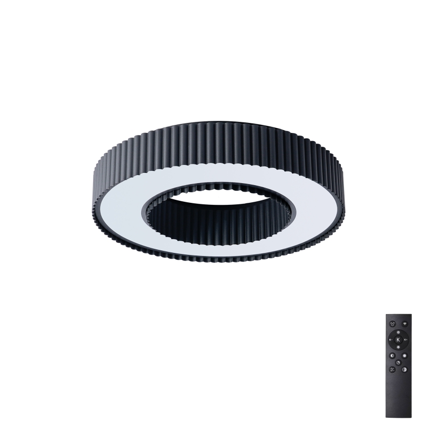 Brilagi - LED диммируемый потолочный светильник LUMIX LED/48W/230V 3000-6000K черный диаметр 50 см + пульт дистанционного управления