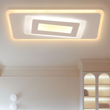 Brilagi - диммируемый потолочный светильник MODERN LED/51 Вт/230 В 3000-6000 К 20x40 см + пульт дистанционного управления