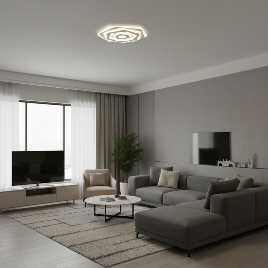 Brilagi - диммируемый светодиодный потолочный светильник MODERN LED/85W/230V 3000-6000K диаметр 53 cm + пульт дистанционного управления