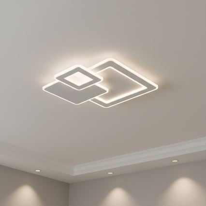 BRILAGI - Диммируемый LED потолочный светильник MODERN LED/93 Вт/230 В 3000-6000 К 48,5x48,5 см + дистанционное управление