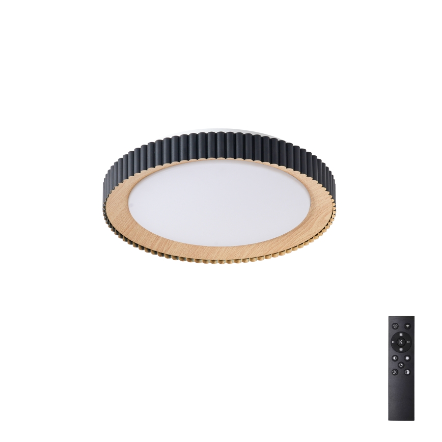 Brilagi - LED диммируемый потолочный светильник NEXO LED/48W/230V 3000-6000K черный диам. 43 cm + пульт дистанционного управления