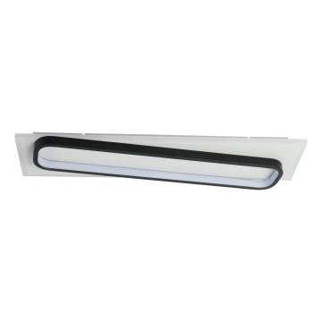 Brilagi - диммируемый потолочный светильник OUTLINE LED/52W/230V 3000-6000K 15x60 см белый/чёрный + пульт дистанционного управления