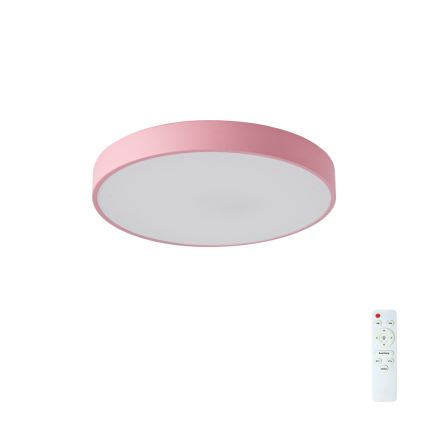 Brilagi - Светодиодный диммируемый потолочный светильник POOL LED/48W/230V 3000-6000K Ø 40 см розовый + пульт дистанционного управления