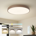 Brilagi - диммируемый потолочный светильник POOL LED/60W/230V 3000-6000K pr. 60 cm коричневый + пульт дистанционного управления