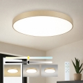 Brilagi - Диммируемый потолочный светильник POOL SMART LED/100W/230V 3000–6000K 80 см бежевый Wi-Fi Tuya + пульт дистанционного управления