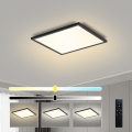 Brilagi - диммируемый потолочный светильник SLIMFRAME LED/25 Вт/230 В 30x30 см 3000-6000 К черный + пульт дистанционного управления