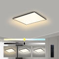 Brilagi - диммируемый потолочный светильник SLIMFRAME LED/36W/230V 45x45 см 3000-6000K чёрный + пульт ДУ