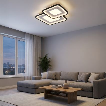 Brilagi - Диммируемый светодиодный потолочный светильник TANDORA LED/49W/230V 50x50 cm 3000-6000K + дистанционное управление