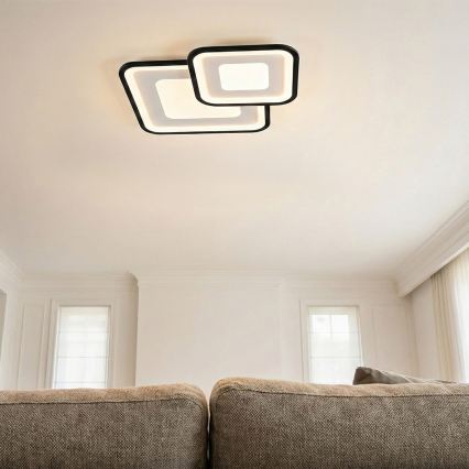 Brilagi - Диммируемый светодиодный потолочный светильник TANDORA LED/49W/230V 50x50 cm 3000-6000K + дистанционное управление