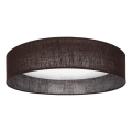 Brilagi - диммируемый потолочный светильник VELVET SMARTIX STARS LED/24W/230V 3000–6000K диаметр 45 см коричневый Wi-Fi Tuya Beacon + пульт дистанционного управления