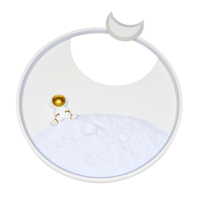 Brilagi - Диммируемый светодиодный потолочный светильник ASTRO LED/20W/230V Ø 50 см 3000-6000K astronaut + пульт дистанционного управления