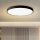 Brilagi - диммируемый потолочный светильник POOL SMART LED, 128 Вт, 230 В, 3000–6000 К, диаметр 100 см, Wi‑Fi Tuya, чёрный, с пультом дистанционного управления