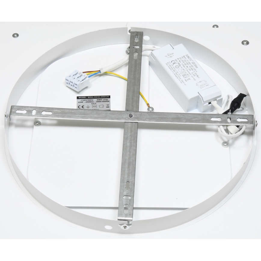 Brilagi - Диммируемый светодиодный потолочный светильник TANDORA LED/49W/230V 50x50 cm 3000-6000K + дистанционное управление