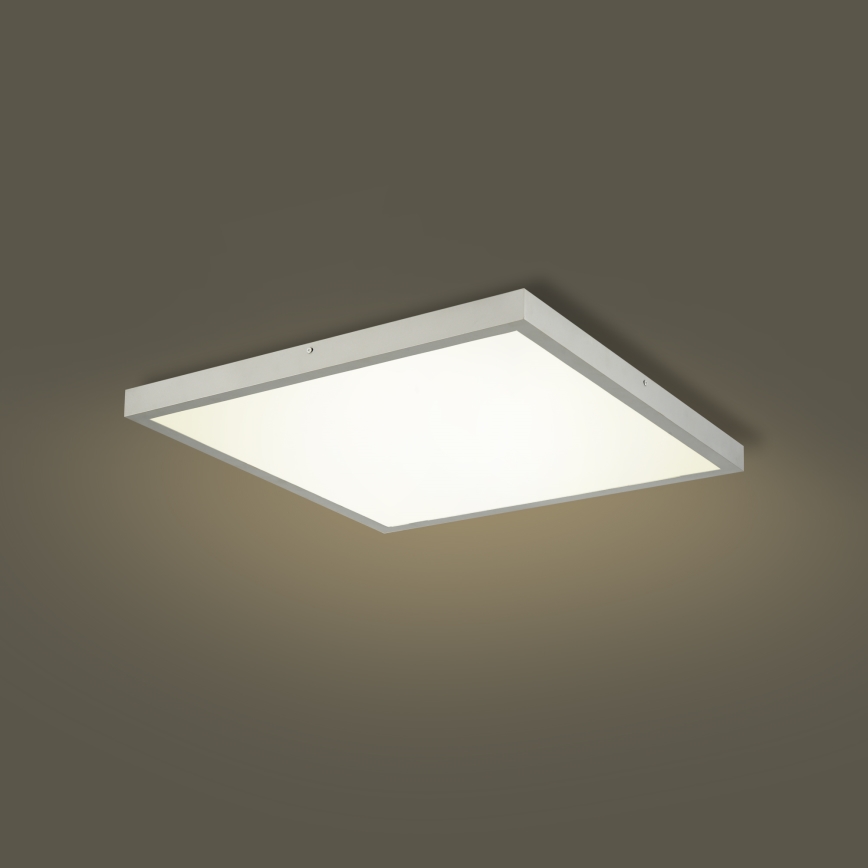 Brilagi - Диммируемый потолочный светодиодный светильник для ванной FRAME SMART LED/50W/230V 60×60 см 3000-6000K IP44 серебристый + пульт дистанционного управления