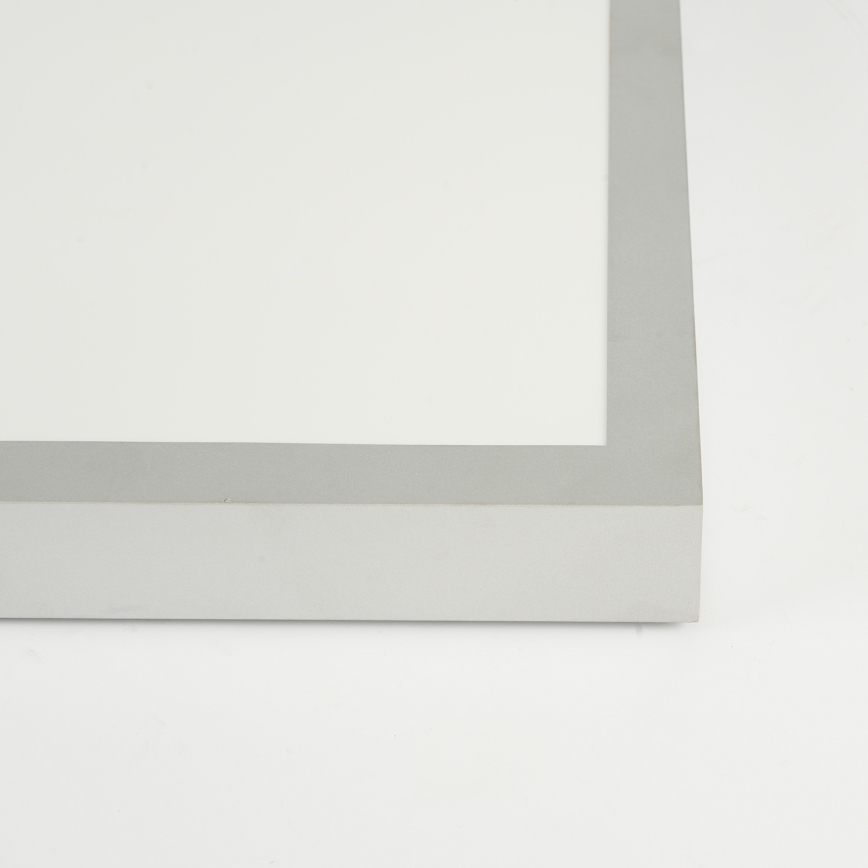 Brilagi - Диммируемый потолочный светодиодный светильник для ванной FRAME SMART LED/50W/230V 60×60 см 3000-6000K IP44 серебристый + пульт дистанционного управления