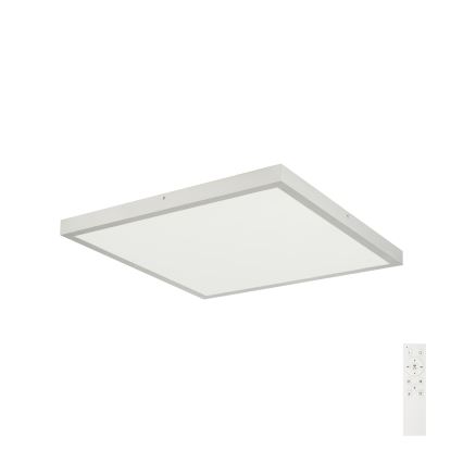 Brilagi - Диммируемый потолочный светодиодный светильник для ванной FRAME SMART LED/50W/230V 60×60 см 3000-6000K IP44 серебристый + пульт дистанционного управления
