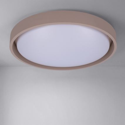 Brilagi - Светодиодный диммируемый потолочный светильник MATTEO LED/48W/230V 3000-6500K диам. 41 см тауп + пульт дистанционного управления