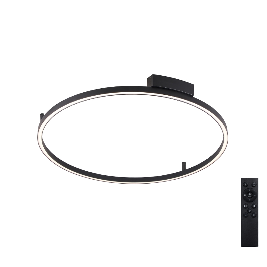 Brilagi - LED диммируемый потолочный светильник PORTOFINO LED/60Вт/230В 3000-6000К Ø 80 см, черный + пульт дистанционного управления