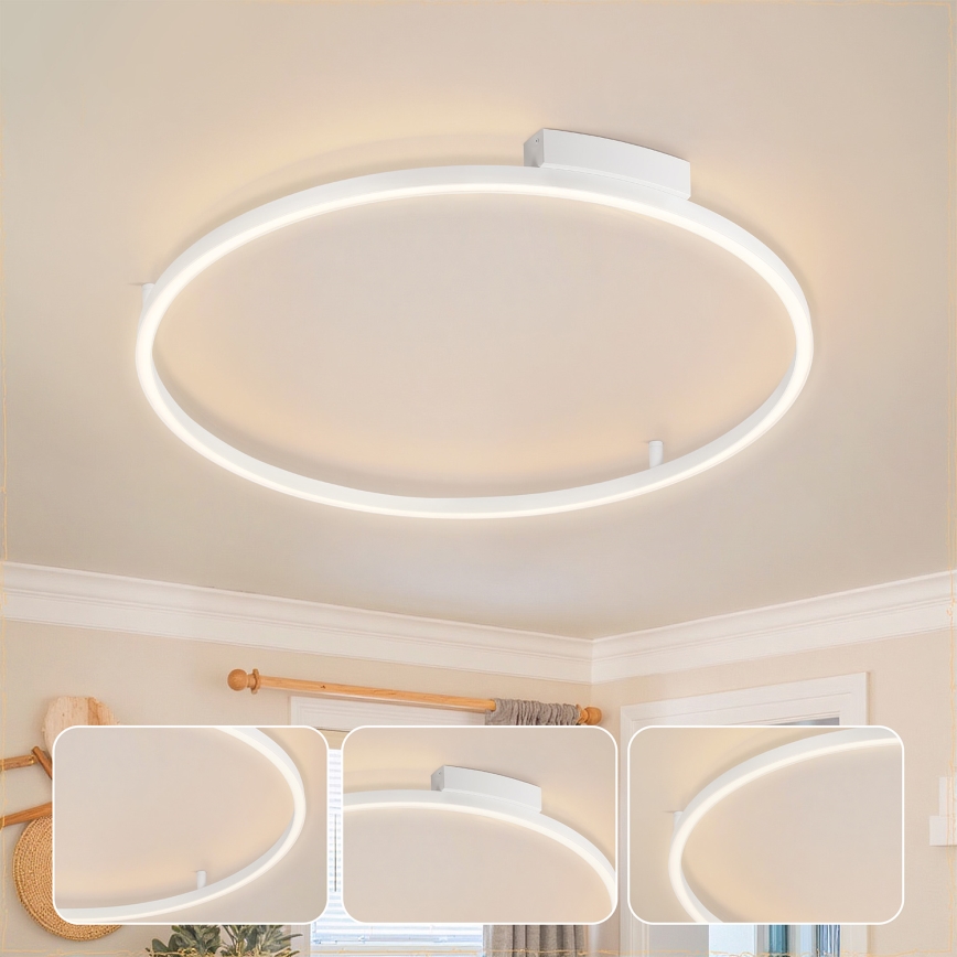 BRILAGI - светодиодный диммируемый потолочный светильник PORTOFINO LED/60W/230V 3000-6000K диаметр 80 см белый + пульт дистанционного управления