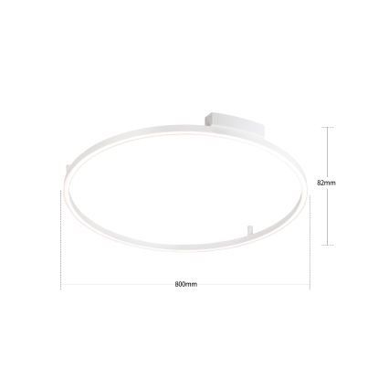 BRILAGI - светодиодный диммируемый потолочный светильник PORTOFINO LED/60W/230V 3000-6000K диаметр 80 см белый + пульт дистанционного управления