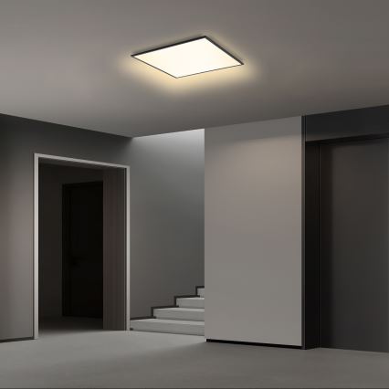 Brilagi - диммируемый потолочный светильник SLIMFRAME LED/36W/230V 45x45 см 3000-6000K чёрный + пульт ДУ