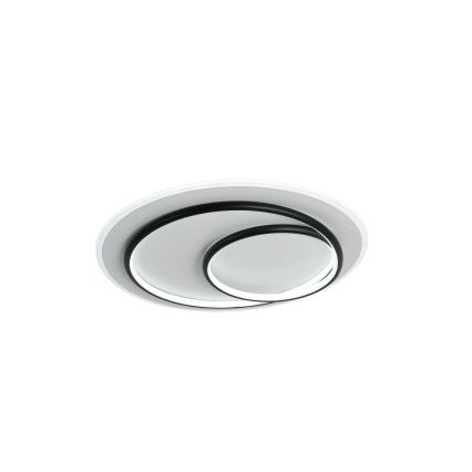 Brilagi - диммируемый потолочный светильник FLARE LED/70W/230V 3000-6000K, диаметр 50 см, белый/чёрный + пульт дистанционного управления