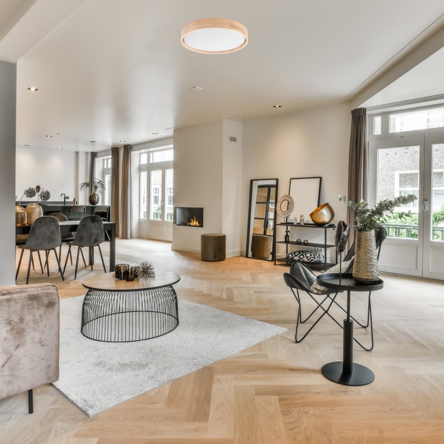 Brilagi - Светодиодный диммируемый потолочный светильник MANAROLA LED/24W/230V, диаметр 42 см, 3000-6500K + пульт дистанционного управления