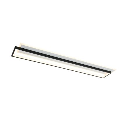 Brilagi - LED Диммируемый потолочный светильник OUTLINE LED/90W/230V 3000-6000K 18x100 cm белый/чёрный + пульт дистанционного управления