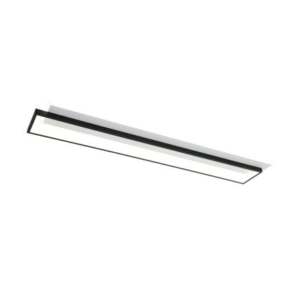 Brilagi - LED Диммируемый потолочный светильник OUTLINE LED/90W/230V 3000-6000K 18x100 cm белый/чёрный + пульт дистанционного управления
