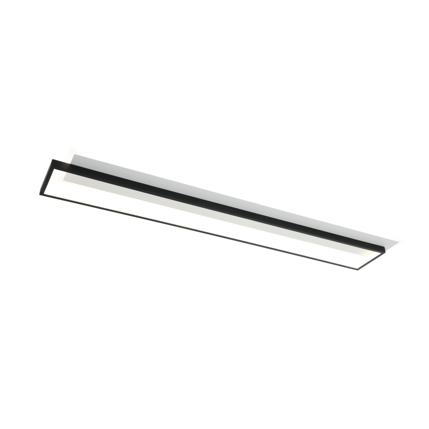 Brilagi - LED Диммируемый потолочный светильник OUTLINE LED/90W/230V 3000-6000K 18x100 cm белый/чёрный + пульт дистанционного управления