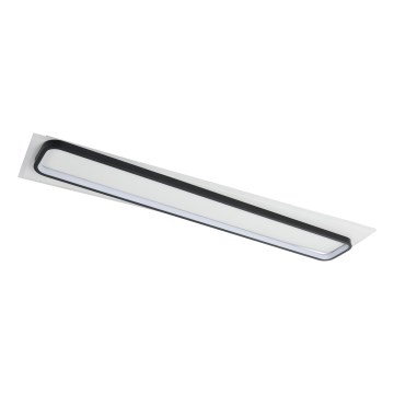 Brilagi - диммируемый светодиодный потолочный светильник OUTLINE LED/90W/230V 3000-6000K 18x100 см белый/черный + пульт дистанционного управления