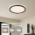 Brilagi - диммируемый светодиодный потолочный светильник RIVO LED/72W/230V 3000-6000K черный, диаметр 50 см + пульт дистанционного управления