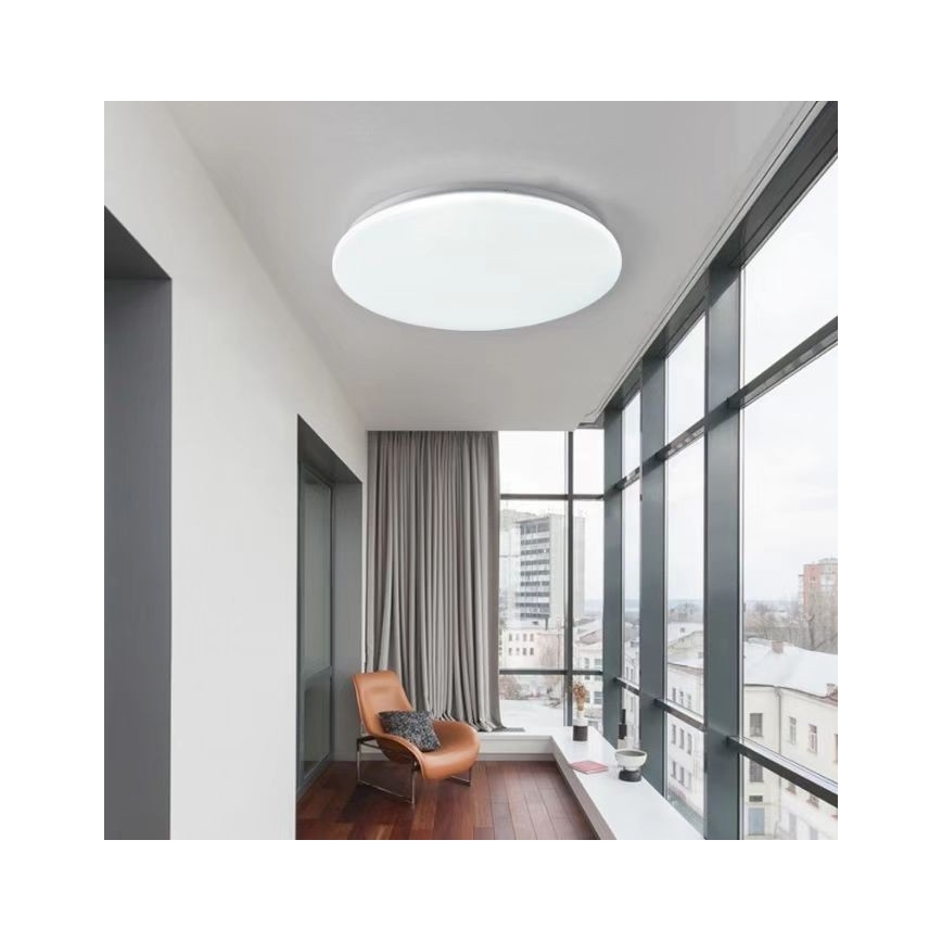 Brilagi - Диммируемый светодиодный потолочный светильник SMART LED/36 Вт/230 В, диаметр 48 см, 2700–6500 К, Wi‑Fi Tuya + пульт дистанционного управления