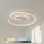 Brilagi - диммируемый светодиодный потолочный светильник SPIRAL LED/56W/230V, диаметр 50 см, 3000/4000/6000K + пульт дистанционного управления