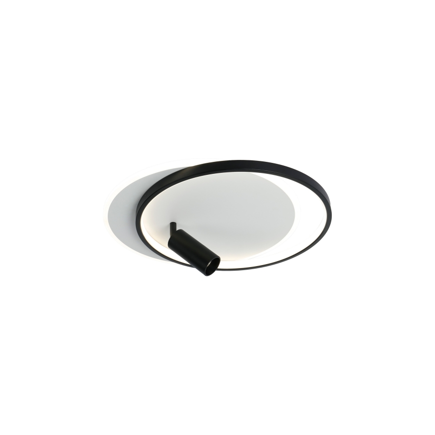 Brilagi - диммируемый LED-потолочный светильник UNITY LED/48W/230V + 1xGU10/3W 3000-6000K 39x45 cm белый/чёрный + пульт дистанционного управления