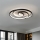 Brilagi - Диммируемый светодиодный потолочный светильник VELO LED/52W/230V 38x48 cm 3000/4000/6000K + пульт дистанционного управления