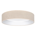 Brilagi - Диммируемый светодиодный потолочный светильник VELVET SMART VARI LED/36Вт/230В 3000-6500K, диаметр 55 см, кремовый + пульт дистанционного управления