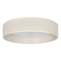 Brilagi - Диммируемый светодиодный потолочный светильник VELVET SMARTIX STARS LED/24 Вт/230 В 3000-6000K Ø 45 см кремовый Wi-Fi Tuya Beacon + пульт дистанционного управления