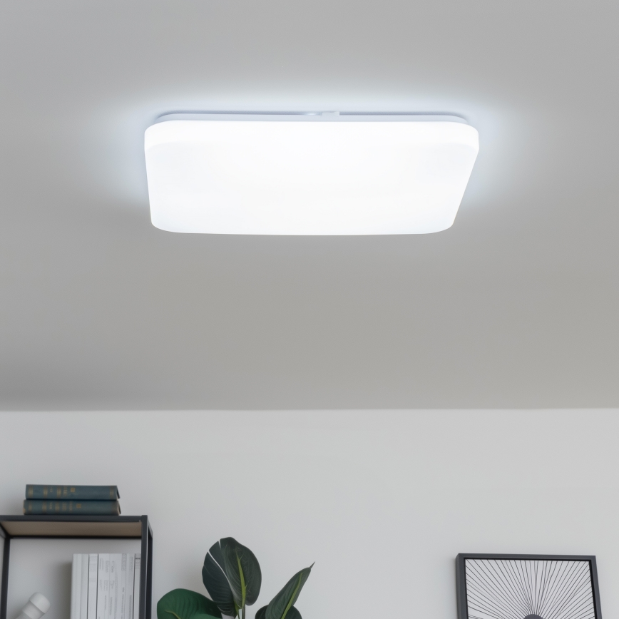 Brilagi - Диммируемый светодиодный потолочный светильник SMART LED/28W/230V 43x43 см 2700-6500K Wi-Fi Tuya + пульт дистанционного управления