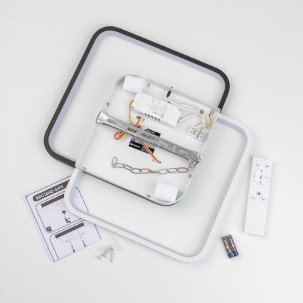 Brilagi - Диммируемый потолочный светильник VELO LED/64W/230V 38x38 cm 3000-6500K + пульт дистанционного управления