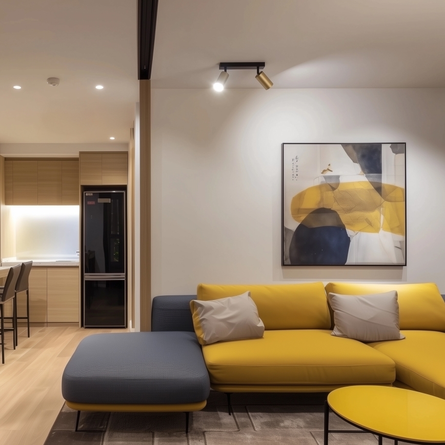 Brilagi - Диммируемый светодиодный точечный светильник SELE GOLDEN 2xGU10/6,5W/230V 2700-6500K черный/золотой