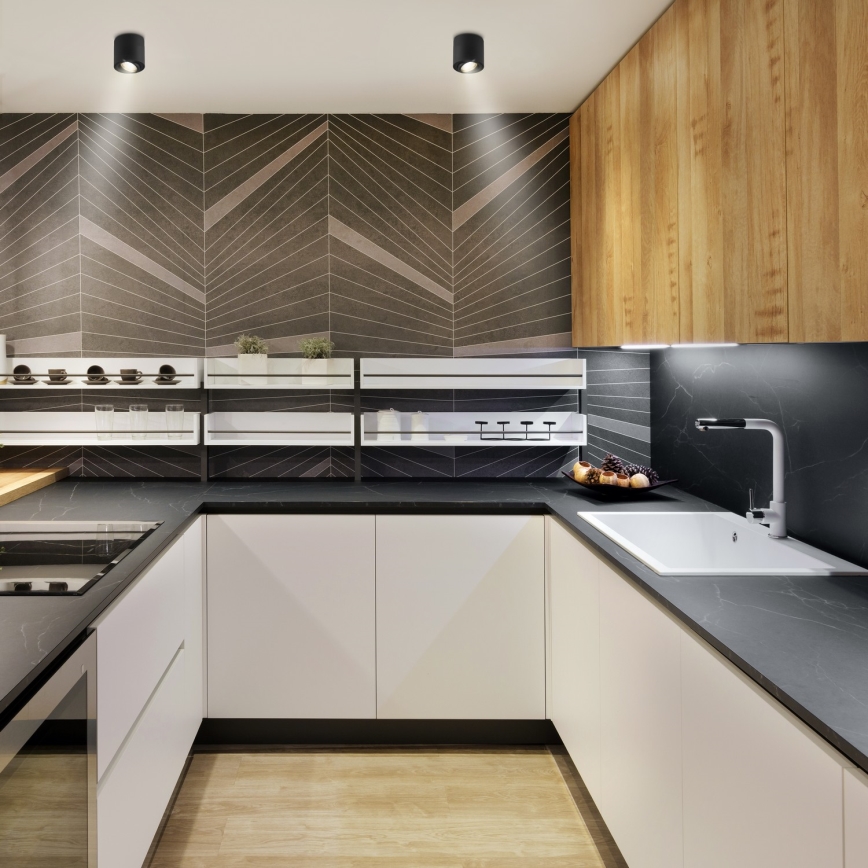 Brilagi - LED RGBW диммируемый точечный светильник MIA 1xGU10/30W/230V 2700-6500K Wi-Fi 84x80 mm черный