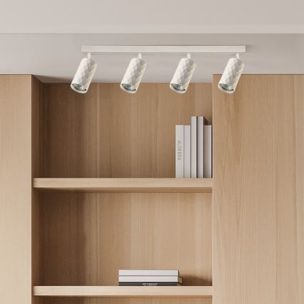 Brilagi - LED RGBW диммируемый точечный светильник SELE DIAMANT 4xGU10/6W/230V 3000K белый + пульт дистанционного управления